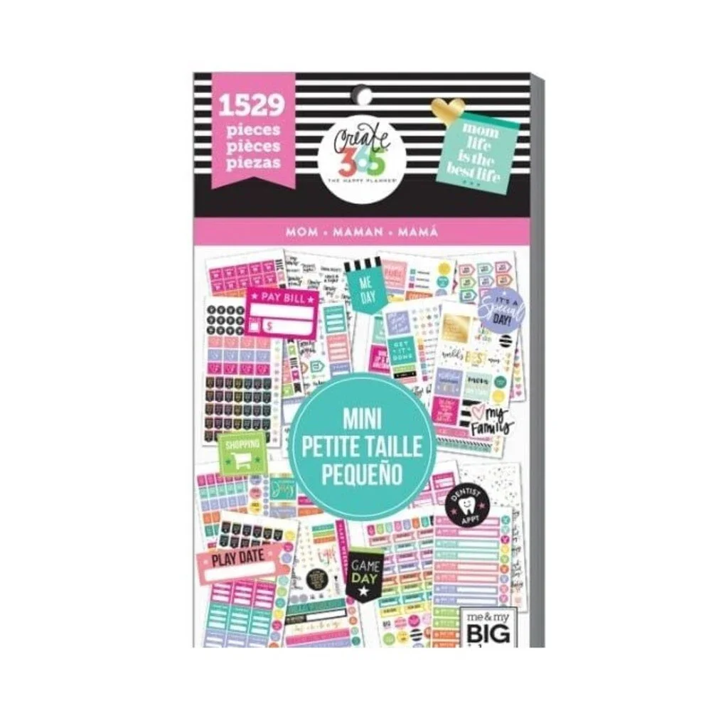 The Happy Planner sticker book value back bundle lot of 7 planner personalize